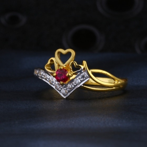 22 carat gold classical ladies rings RH-LR883