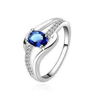 Silver Diamond Designer Rings