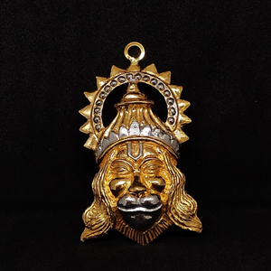 22 carat gold fancy hanuman pendants rh-gp856