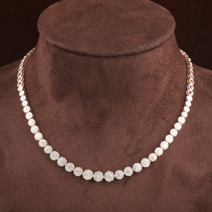 18KT Gold Flair Diamond Necklace
