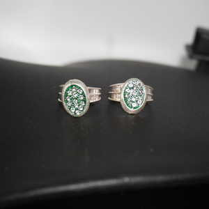 925 Silver Oval Shape Bichiya