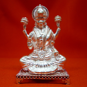 Silver shree lakshmiji murti (statue) mrt