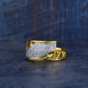 Mens 916 gold ring-mr121