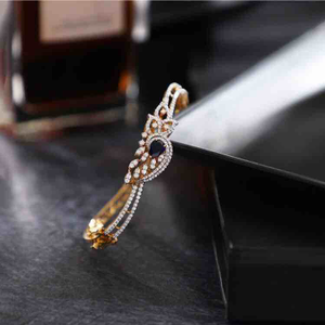 18KT Fancy Designer Diamond Rose Bracelet