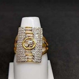 916 men's fancy gold ring
