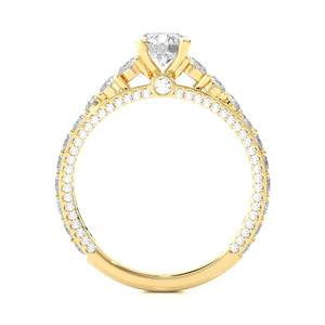 Solitaire Spectacular Ring YG