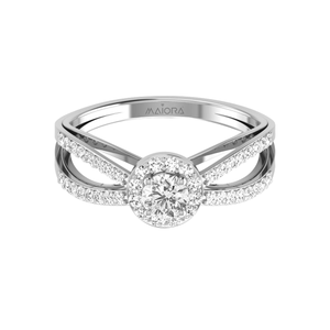 14K Gold Modern Diamond Ring JLR04