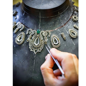 Manufacturing of Diamond Studded Jewelry on J