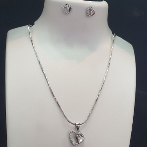 925 sterling silver box chain pendant heart s