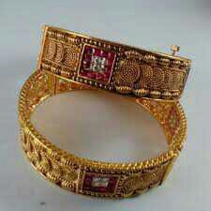 916 Gold Classic Ladies Kada