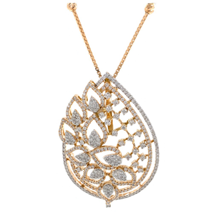 Geweldig Diamond Pendant in 18k Rose Gold 9SH