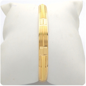 Gold Hallmark Panjabi Kada -Ks921