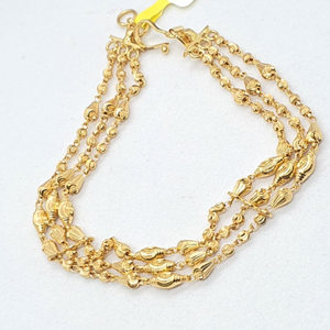Gold 91.6 Fancy Design Ladies Bracelet