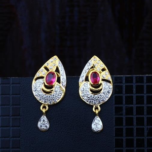 916 Gold CZ Earring RH-ER082