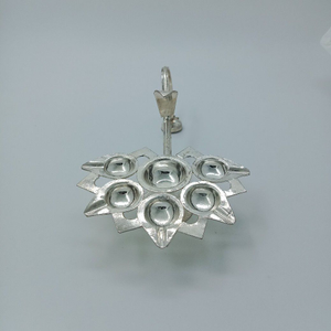 Silver Pooja Item Diya _Aarati