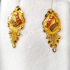 22 KT 916 Hallmark plane Earring