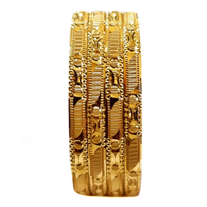 22K Gold Fancy Bangles MGA - GB0005