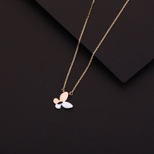 Chain with pendent fancy rosegold