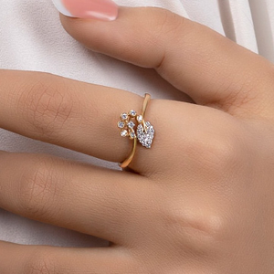 22 ct gold ring  pan shape