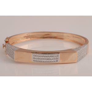 18KT Gold Sparkling Diamond Bracelet