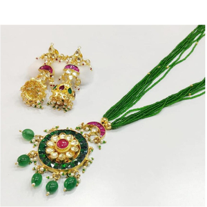 916 gold rajsthani necklace