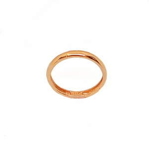 Plain Rose Gold Band In 18K Gold MGA - LRG151