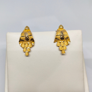 18kt gold fancy earring dj-e015