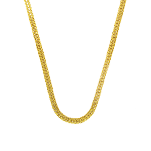 Stunning 22Carat Indo-Italian Gold Chain For 