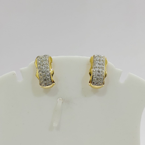 916 gold plain attractive cz tops