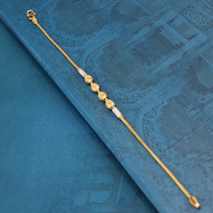 22K Gold Exclusive Ball Design Ledies Bracele