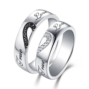 14 Kt   White Gold CZ Stone His & Her Wed