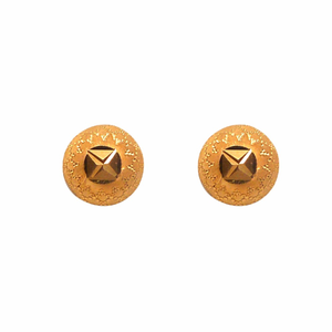 Plain Vertical 22k Gold Tops