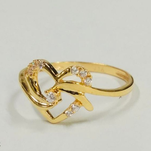 Gold engagement women ring