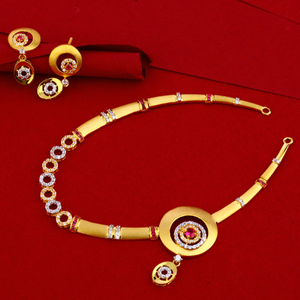 22KT Gold  exclusive Women's Necklace Set LN1