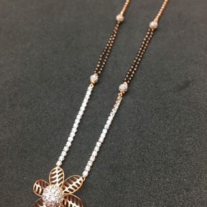 18kt ROSEGOLD mangalsutra DOKIYA