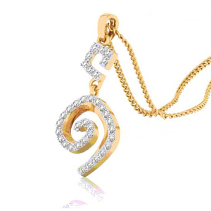 Ladies diamond pendent