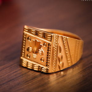 22K PLAIN JENTS RING