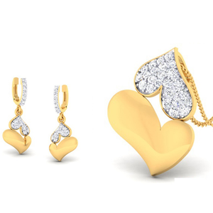 heart pendant set