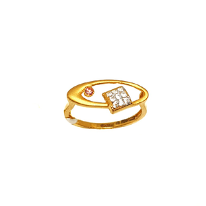 22K Gold Modern Ring MGA - LRG0445