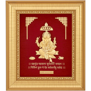 999 GOLD GANESHJI FRAME