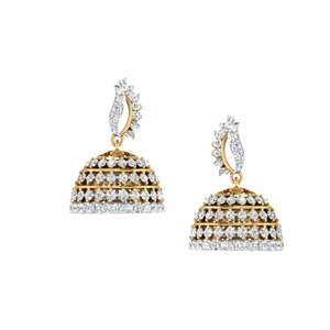 diamond short jhumki