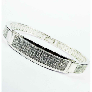 New 925 silver micro gents bracelet