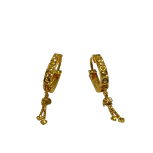 22k yellow gold regal design bali w4730