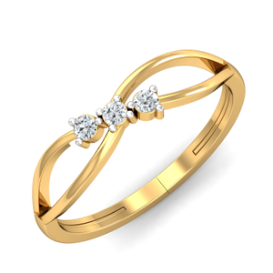 18K Gold Delicate Ring