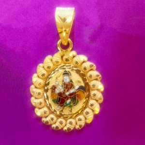 916 gold gents fancy bahucharaji ma mina pend