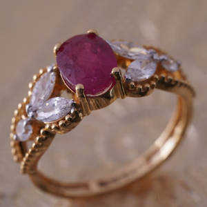 18KT bellagio ring