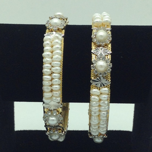 Pearls CZ Fancy&nbsp;Bangles JBG0308