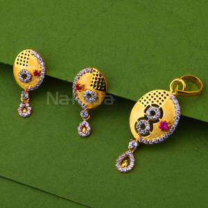 916 Gold Women's Delicate Hallmark Fancy Pend