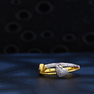 22ct Gold Heart Design Ring LR163