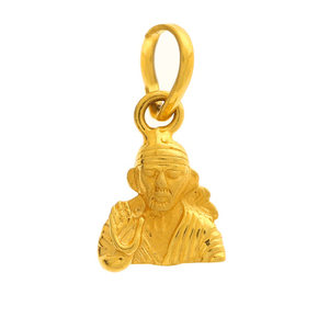 Sai baba gold pendant